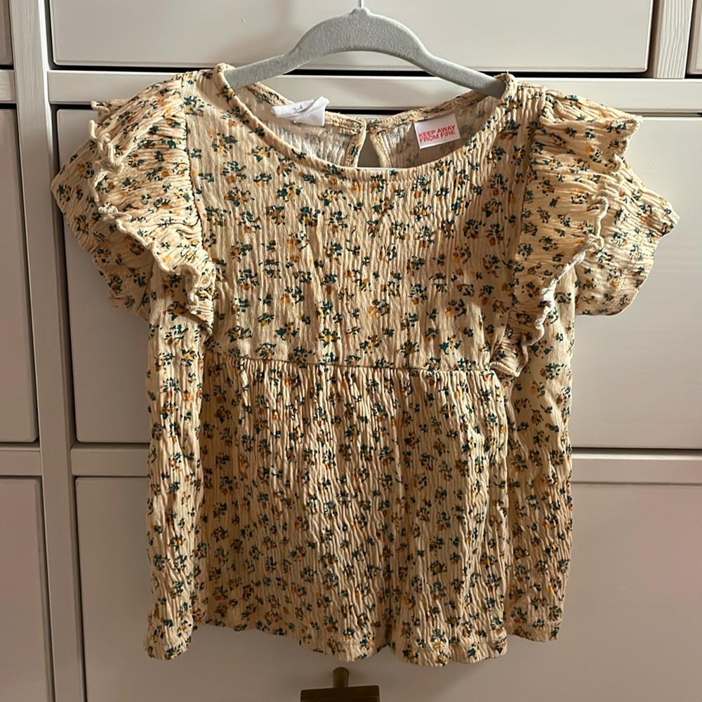 Zara Kid Floral Blouse